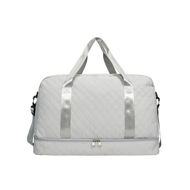 Stylische gesteppt Reis-Duffle Brehn
