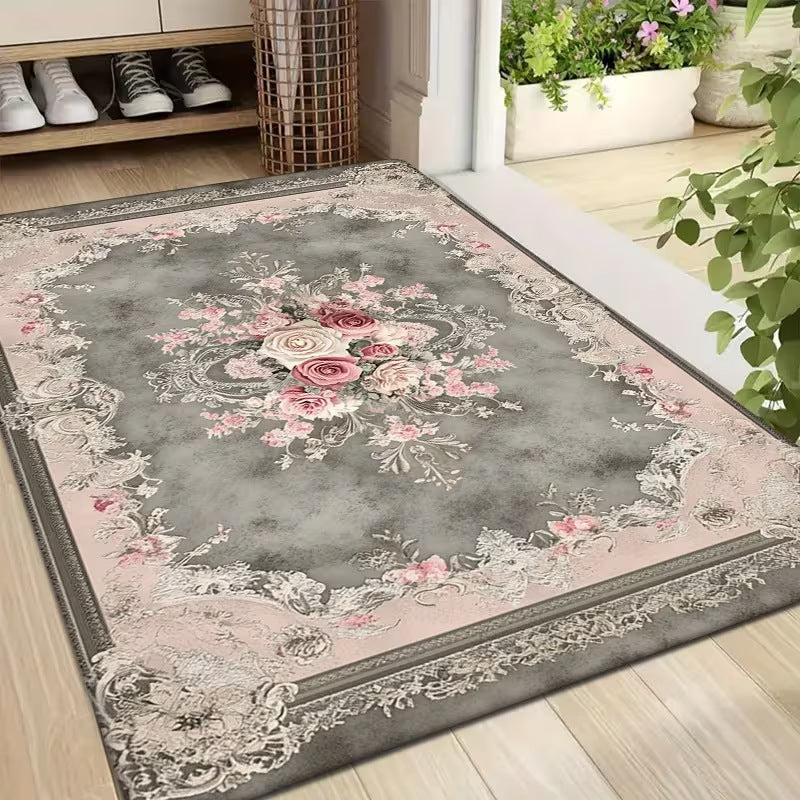 Vintage Floral Pattern Bereich Teppich Brehn
