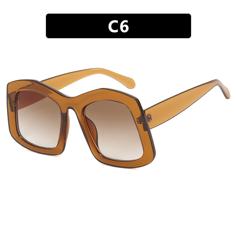 Damen große Sonnenbrille mit modischem Design und UV-Schutz Brehn