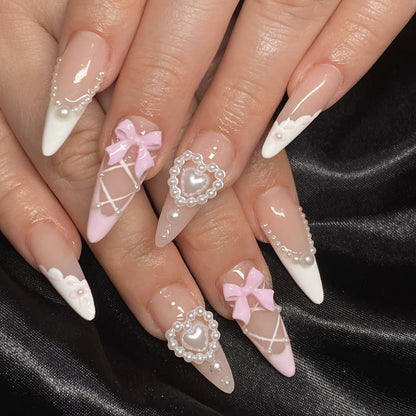 Dekorative Acryl-Stiletto-Nagelkunst-Erweiterungen Brehn