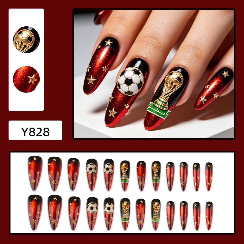 Fußball Inspirierte Nagelkunst Brehn