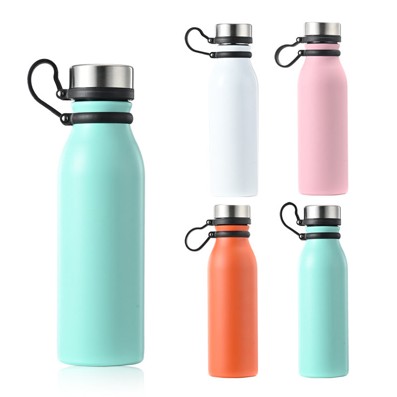 Damen isolierte Trinkflasche mit verschließbarem Deckel Brehn