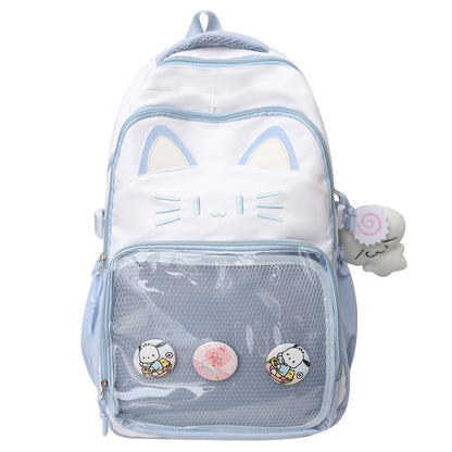 Süßer katzenmotivierter Schulrucksack Brehn