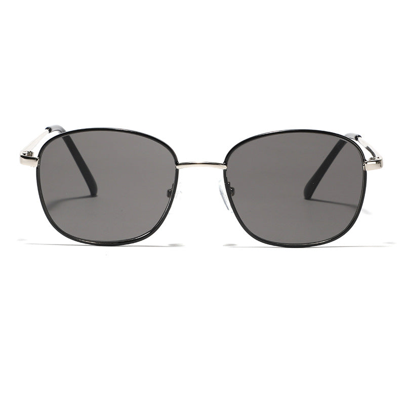 Damen stilvolle quadratische Sonnenbrille mit elegantem Metallrahmen Brehn