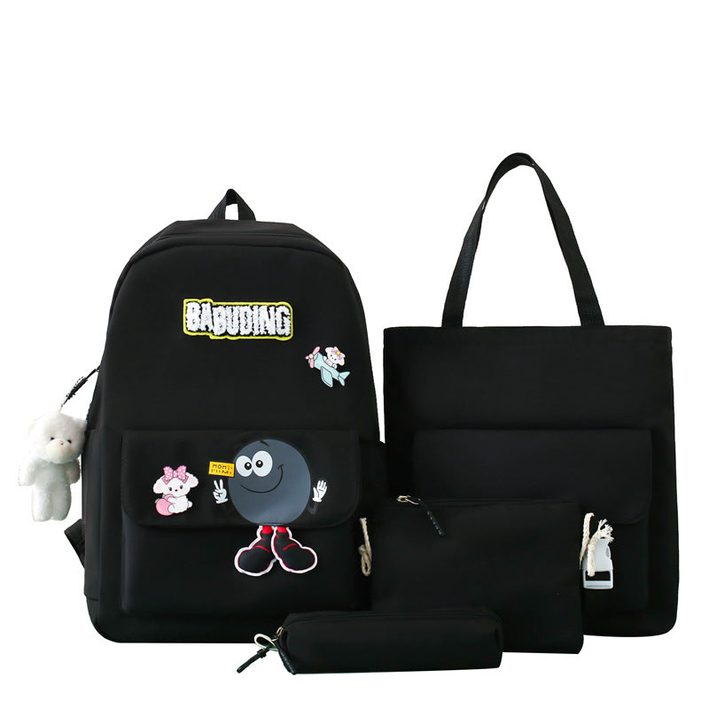 Stylisches Grafik-Rucksack-Set