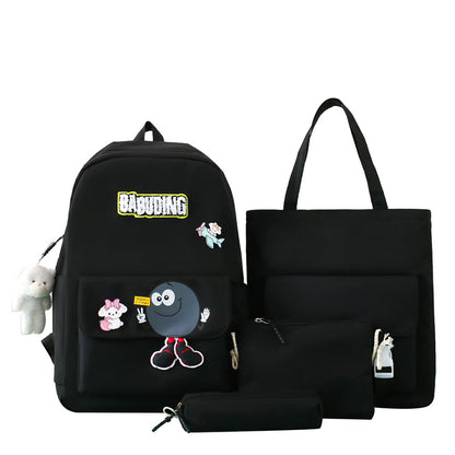 Stylisches Grafik-Rucksack-Set