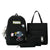 Stylisches Grafik-Rucksack-Set