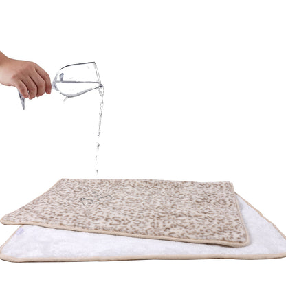 Damen Haustierfreundliche Kuscheldecke mit attraktivem Leopardenmuster Brehn