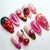 Kreative Frucht Nagelkunst mit Bunten Designs Brehn