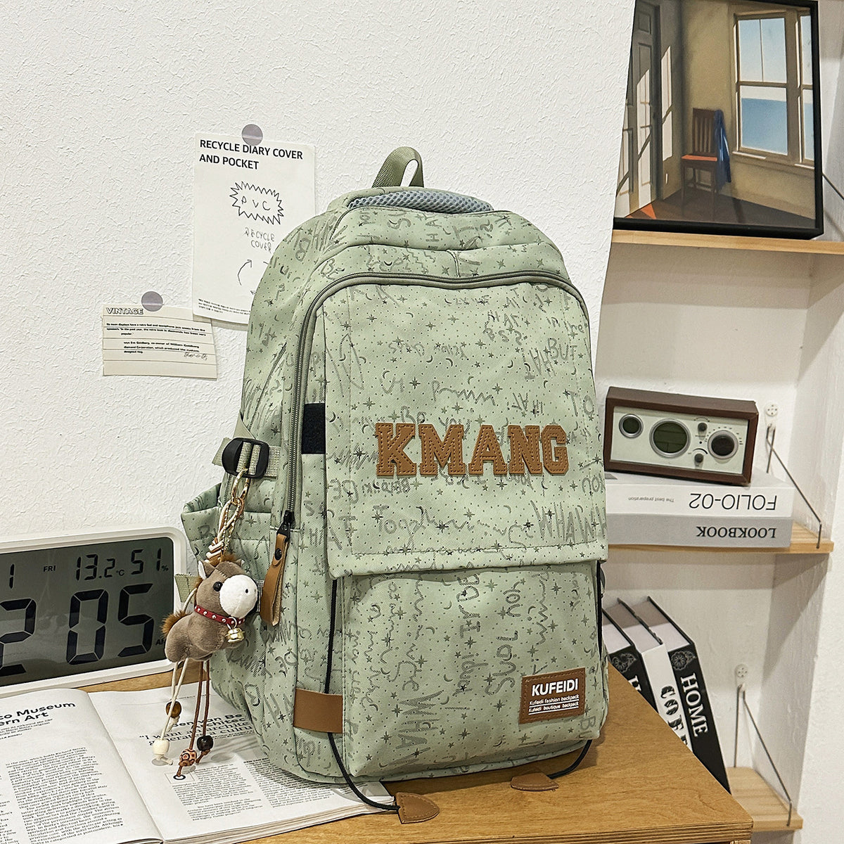 Trendy Grafikdesign Rucksack Brehn
