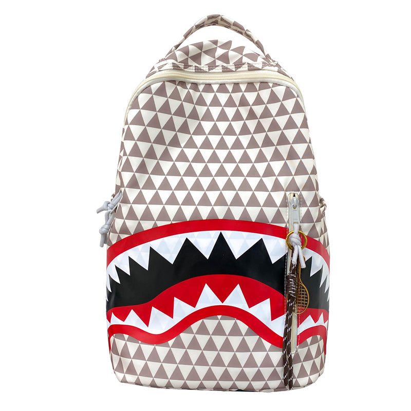 Rucksack mit Einzigartigem Hai-Motiv Brehn