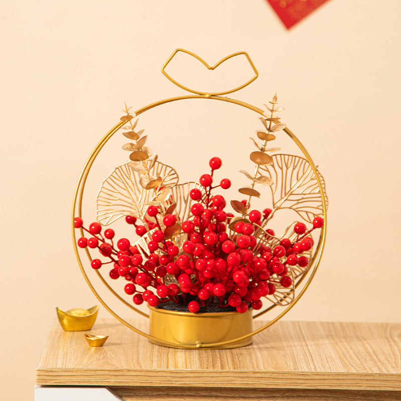 Künstlerische dekorative florale Skulptur