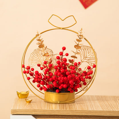 Künstlerische dekorative florale Skulptur