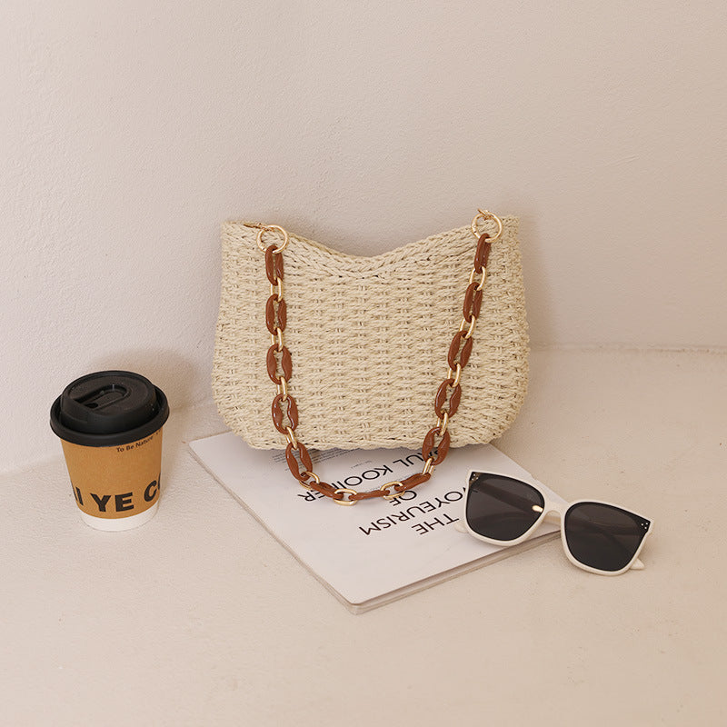 Damen Handtasche mit elegantem Kettenhenkel Brehn