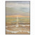 Texturiertes Küsten Sonnenuntergang Leinwandkunst