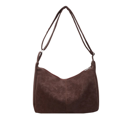 WoSoft Texturiertes Faux-Leder Hobo Bag Brehn