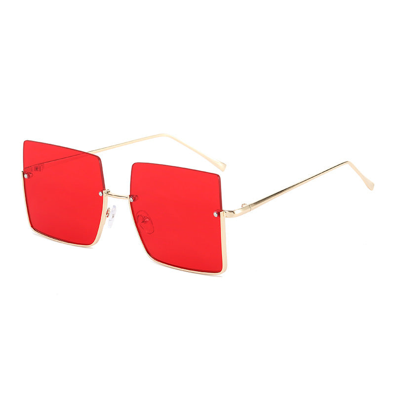Damen Modische Sonnenbrille im markanten Quadratdesign Brehn