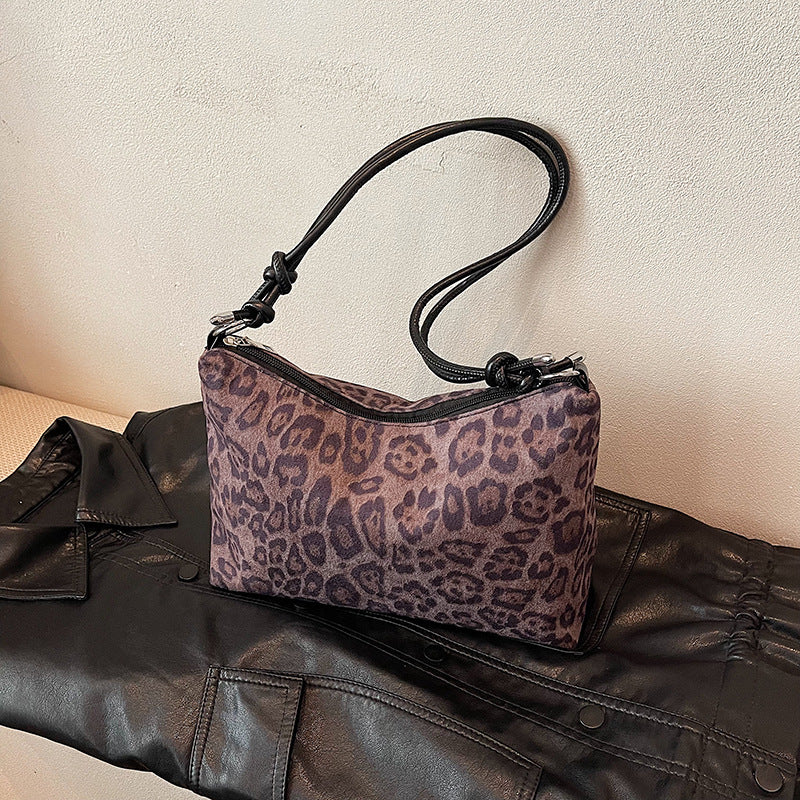 Stylische Leopardenmuster-Handtasche