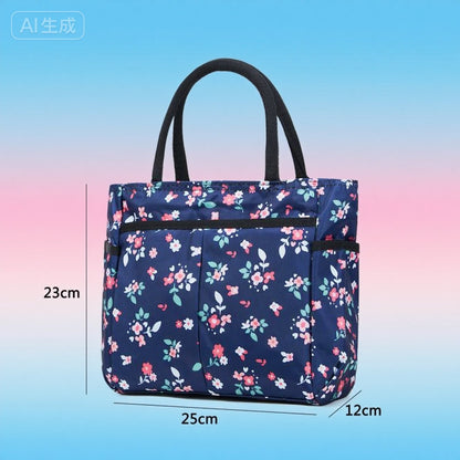 Blumenmuster Mehrfach-Taschen Einkaufsbörse Brehn