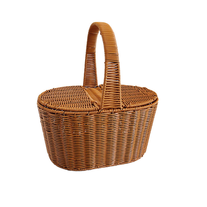 Eleganter Geflochtener Picknickkorb Brehn