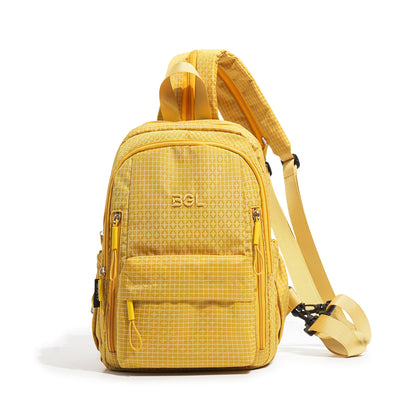 Texturierter Mehrfach-Taschen-Rucksack Brehn
