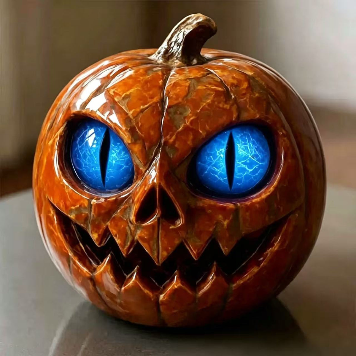 Dekorative Halloween Kürbis Skulptur Brehn