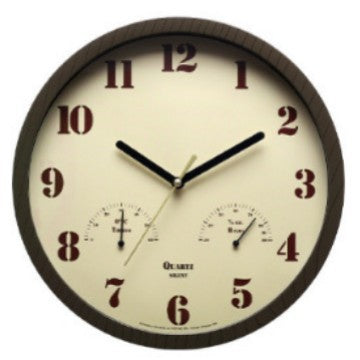 Wandthermometer und Hygrometer Brehn