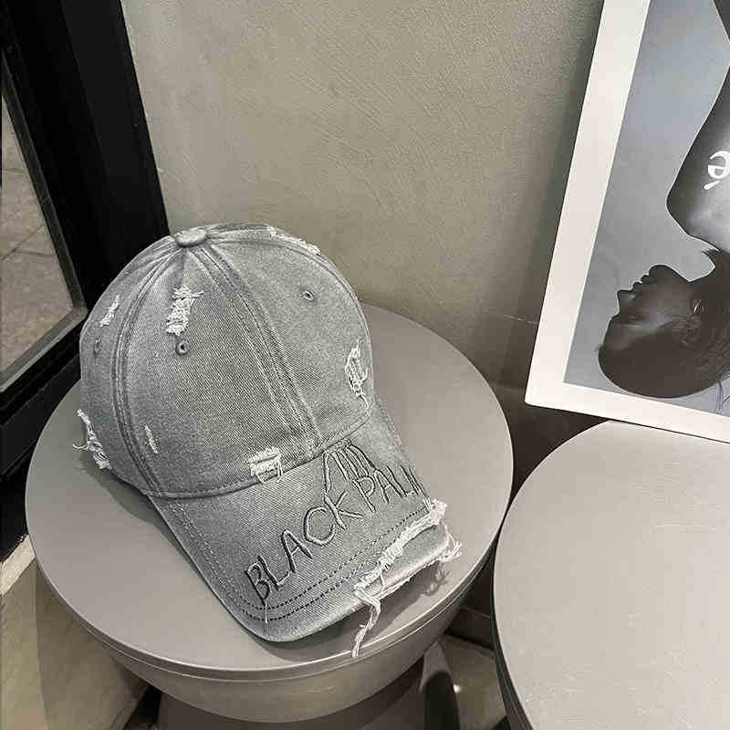 Damen Destroyed Denim Baseball Cap Brehn 1784188369