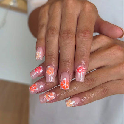 Floral Acryl-Nagelkunst-Design-Set  1790958182