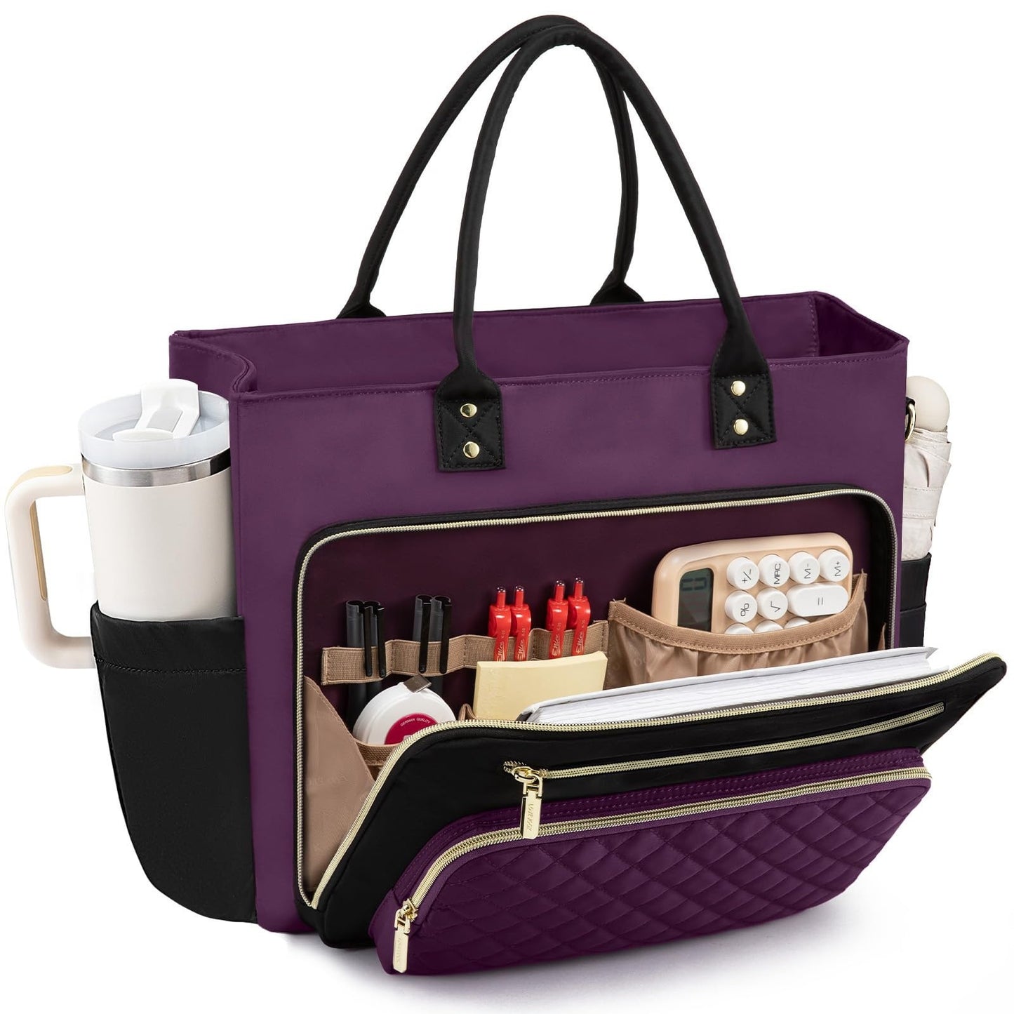 Praktische Handtasche mit Strukturiertem Organizer Brehn