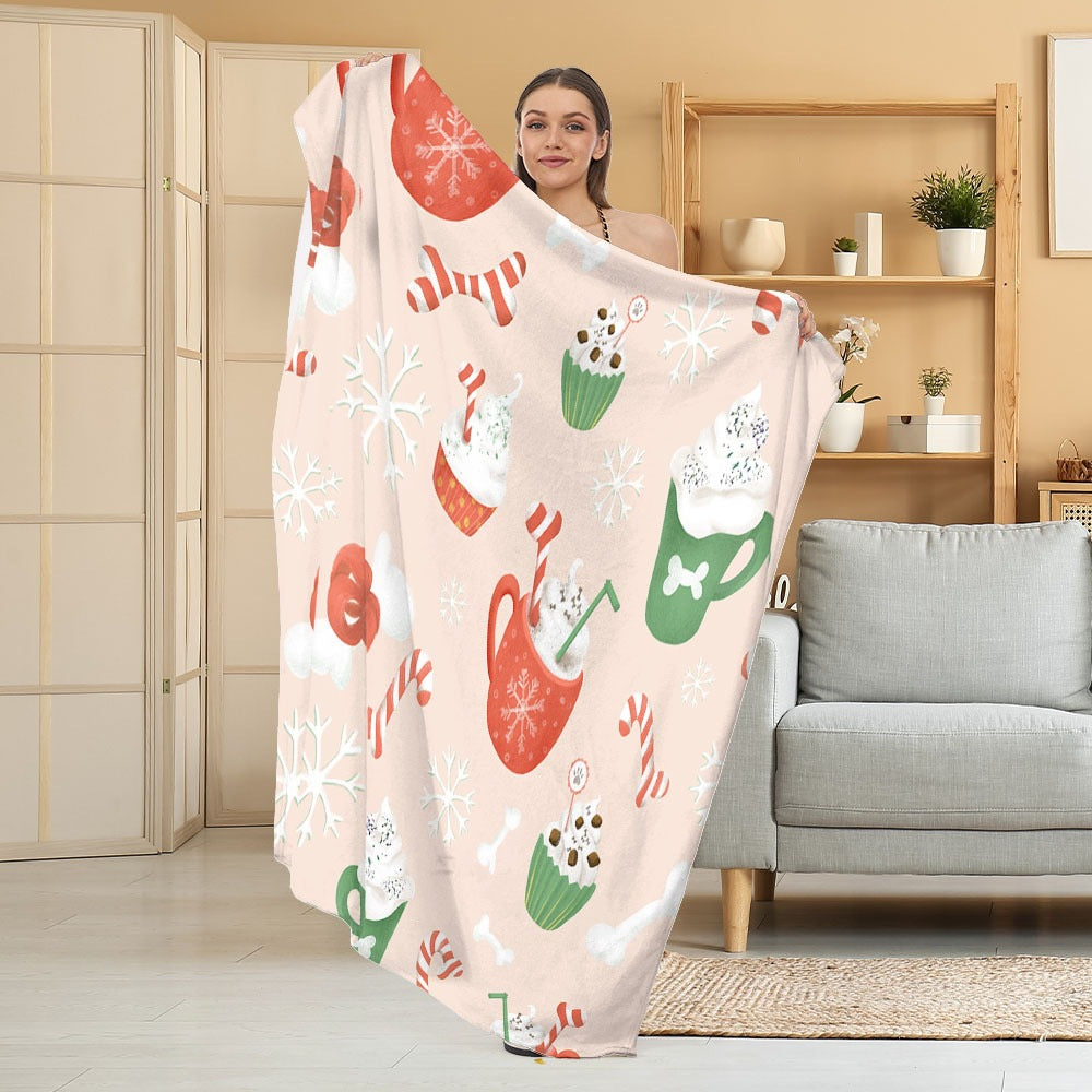 Gemütliche Halloween-Themen Fleece Decke
