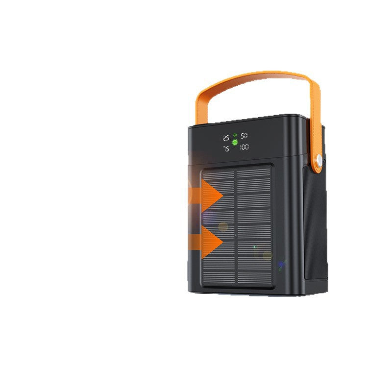 Tragbare Solar-Powerbank mit Multifunktionalem Ladeanschluss und Intuitiver Led-Anzeige Brehn