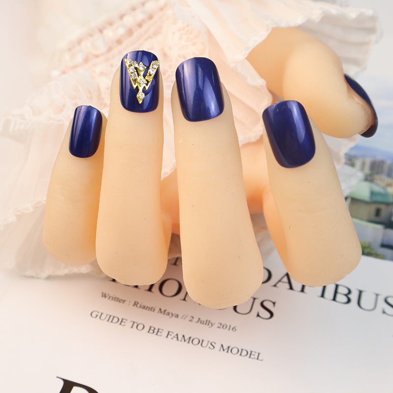 Premium dekorative Press-On Nail Set Brehn