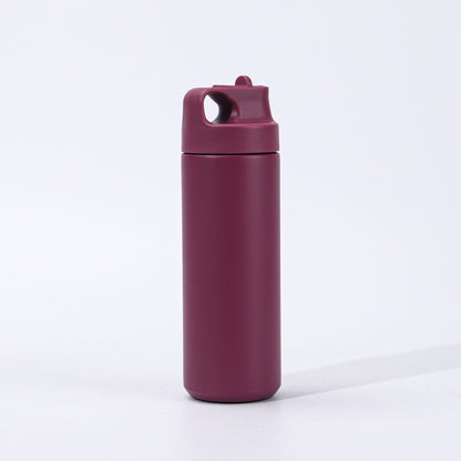 Damen hochwertige Isolier-Trinkflasche mit praktischem Tragegriff Brehn