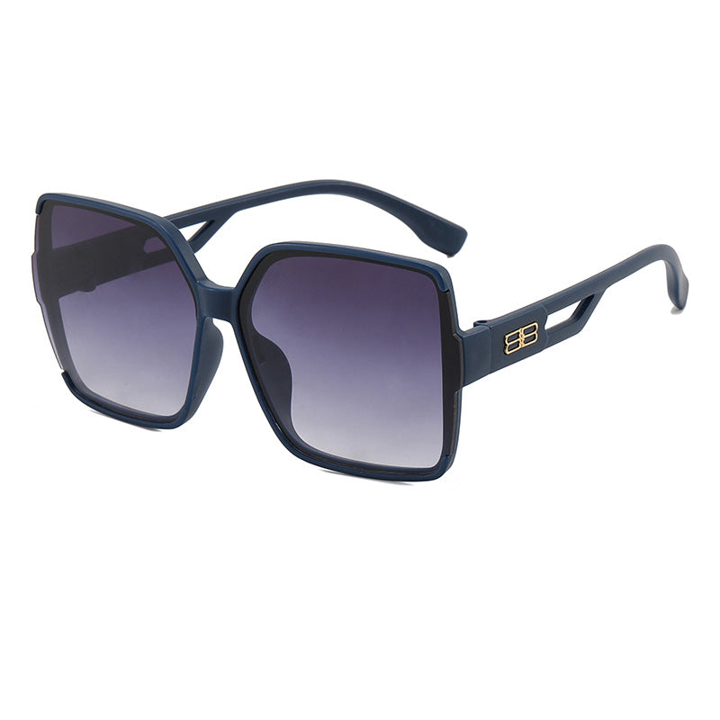 Damen Oversized Sonnenbrille mit markantem eckigem Design Brehn