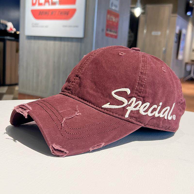 Unisex Verwaschenes Baumwoll-Dad-Cap Brehn