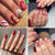 Kreatives Kunstnagelset mit winterlichen Motiv- und Glitzereffekten Brehn