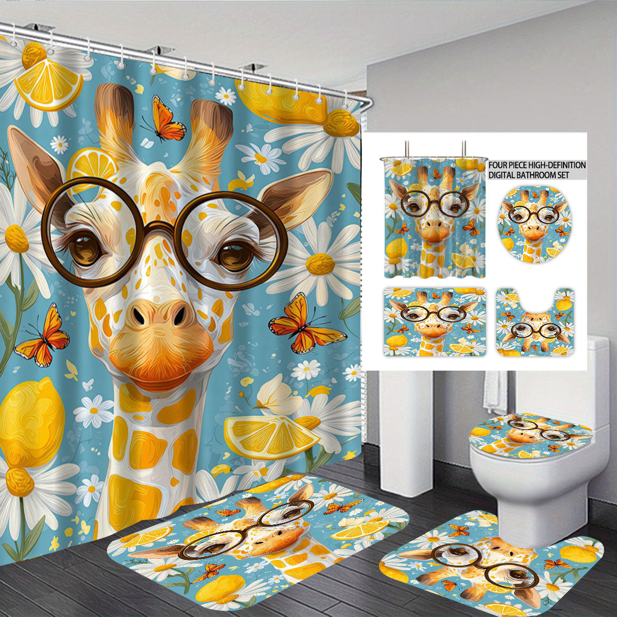 Kreatives Universum-Themen Badezimmer-Set Brehn
