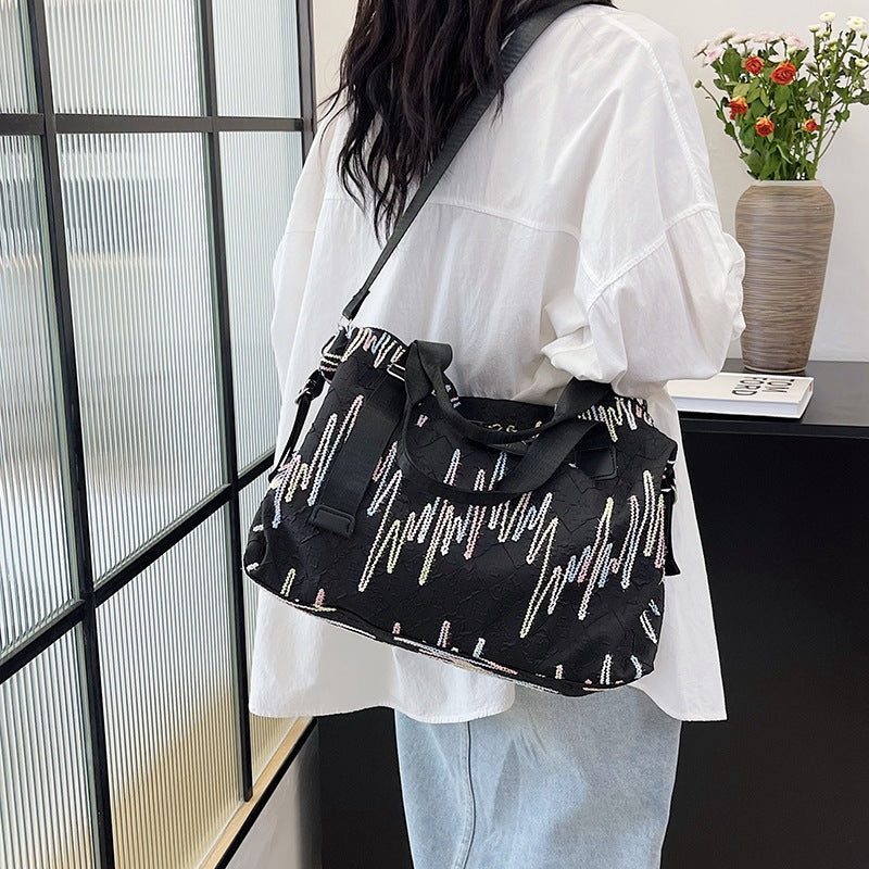 Chic Textured Reise Duffle Bag Brehn