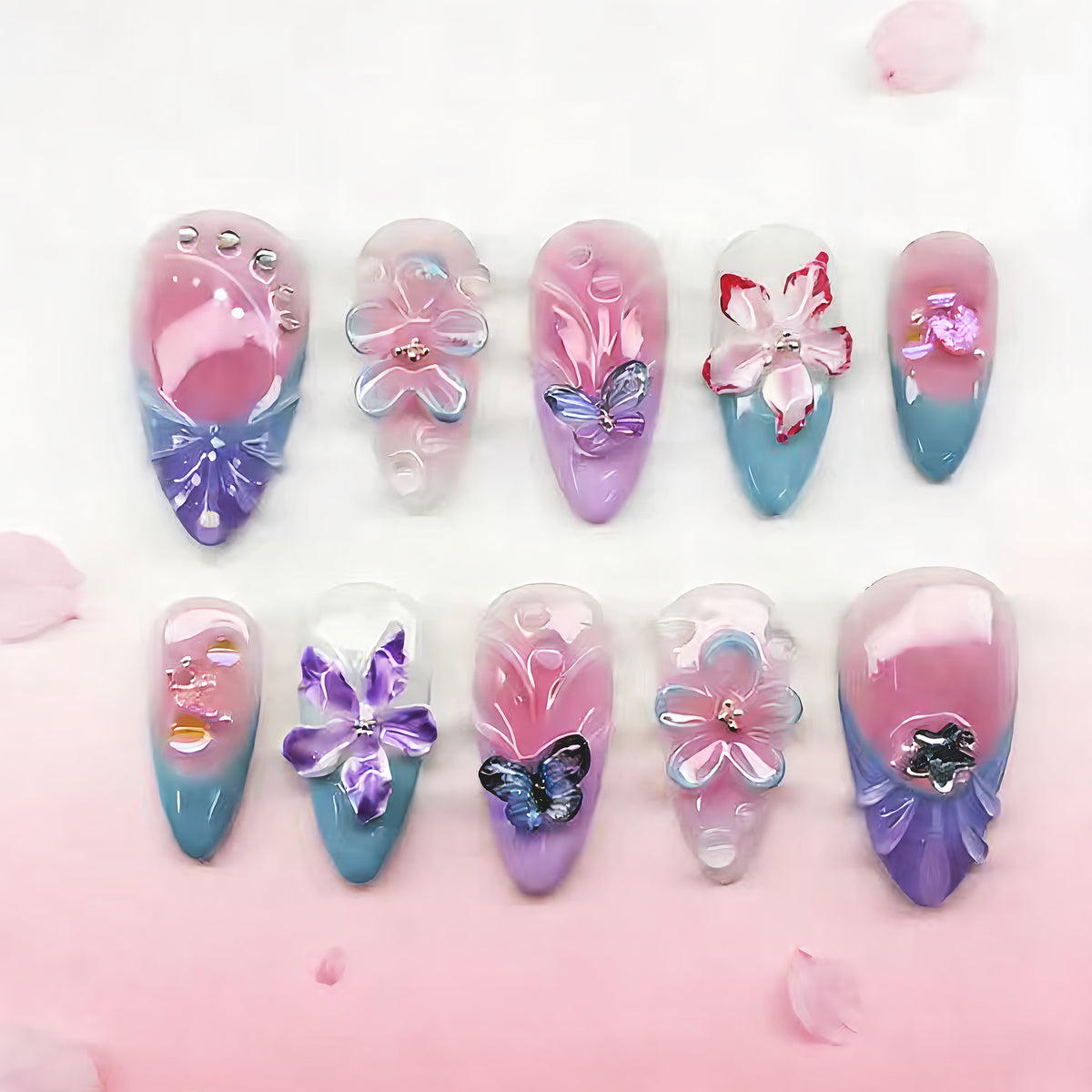 Floral Art Press-On Nagelkollektion Brehn
