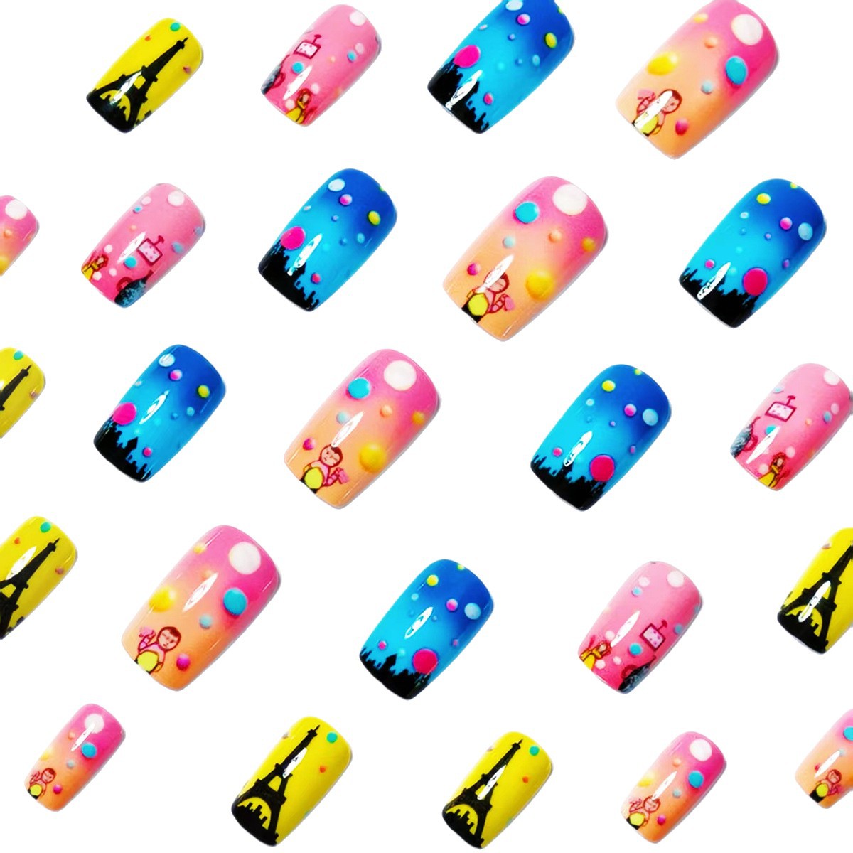 Kreative Nail Art mit Pariser Motiven Brehn