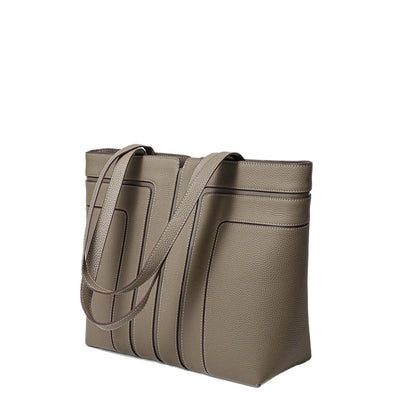 Strukturierte vertikale Paneel-Tasche mit genoppter Oberfläche