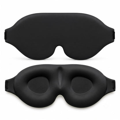 Skulptierte ergonomische Augenmaske aus Memory-Schaum fürs Schlafen Brehn