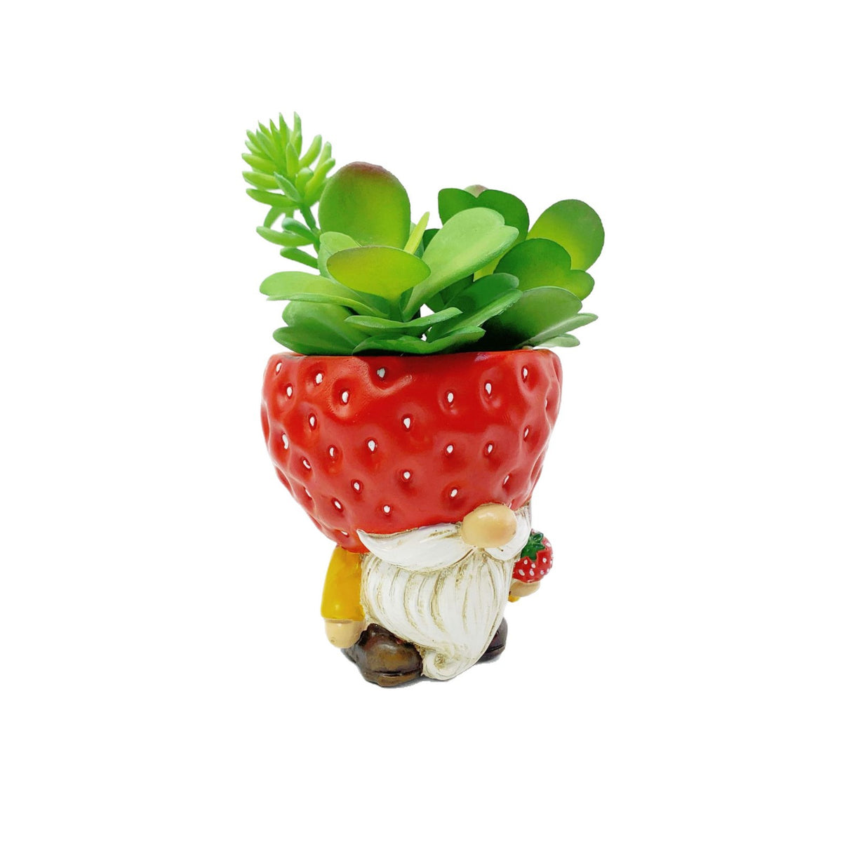 Originelle Blumentopffigur mit Zwergmotiv Brehn