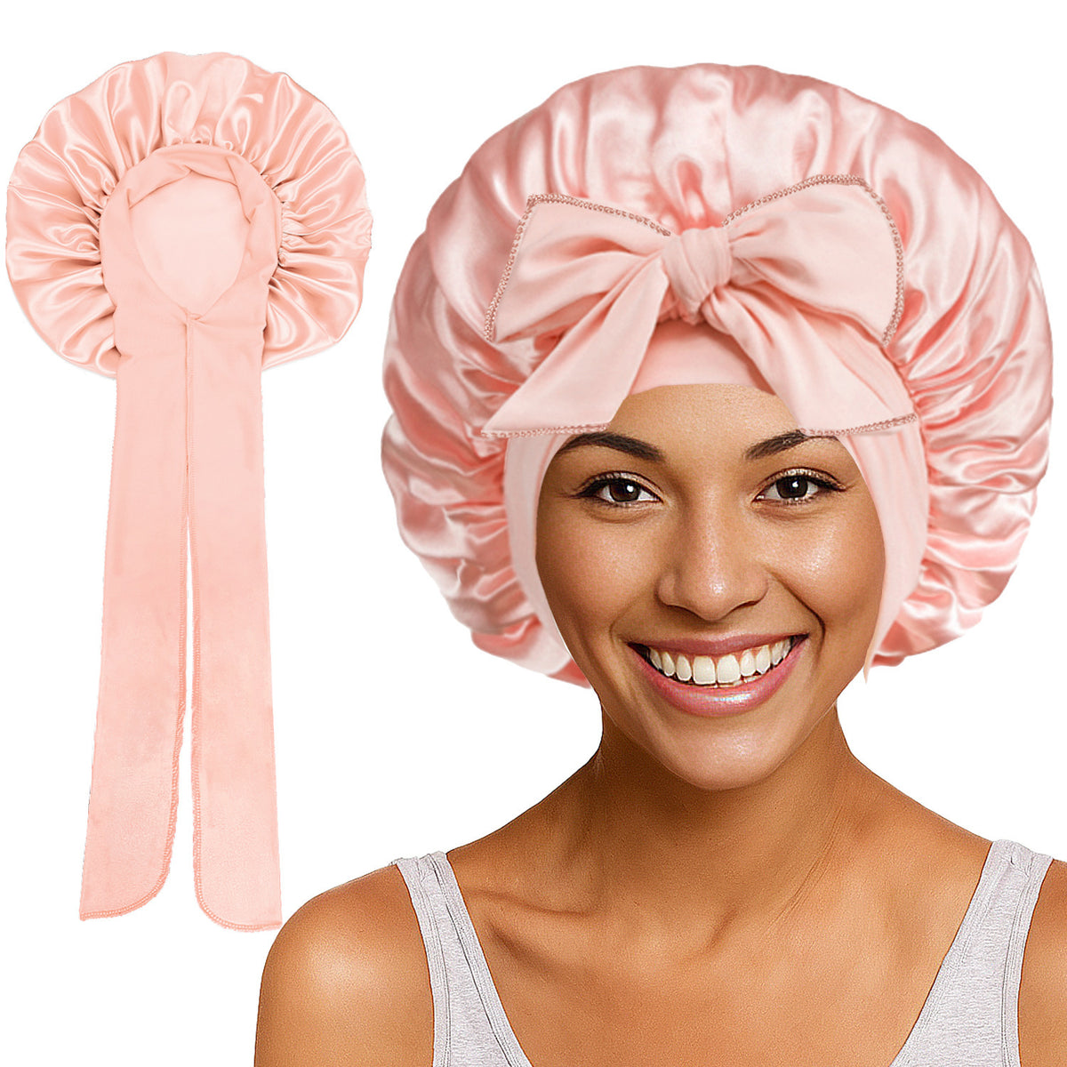 Satin Hair Haube