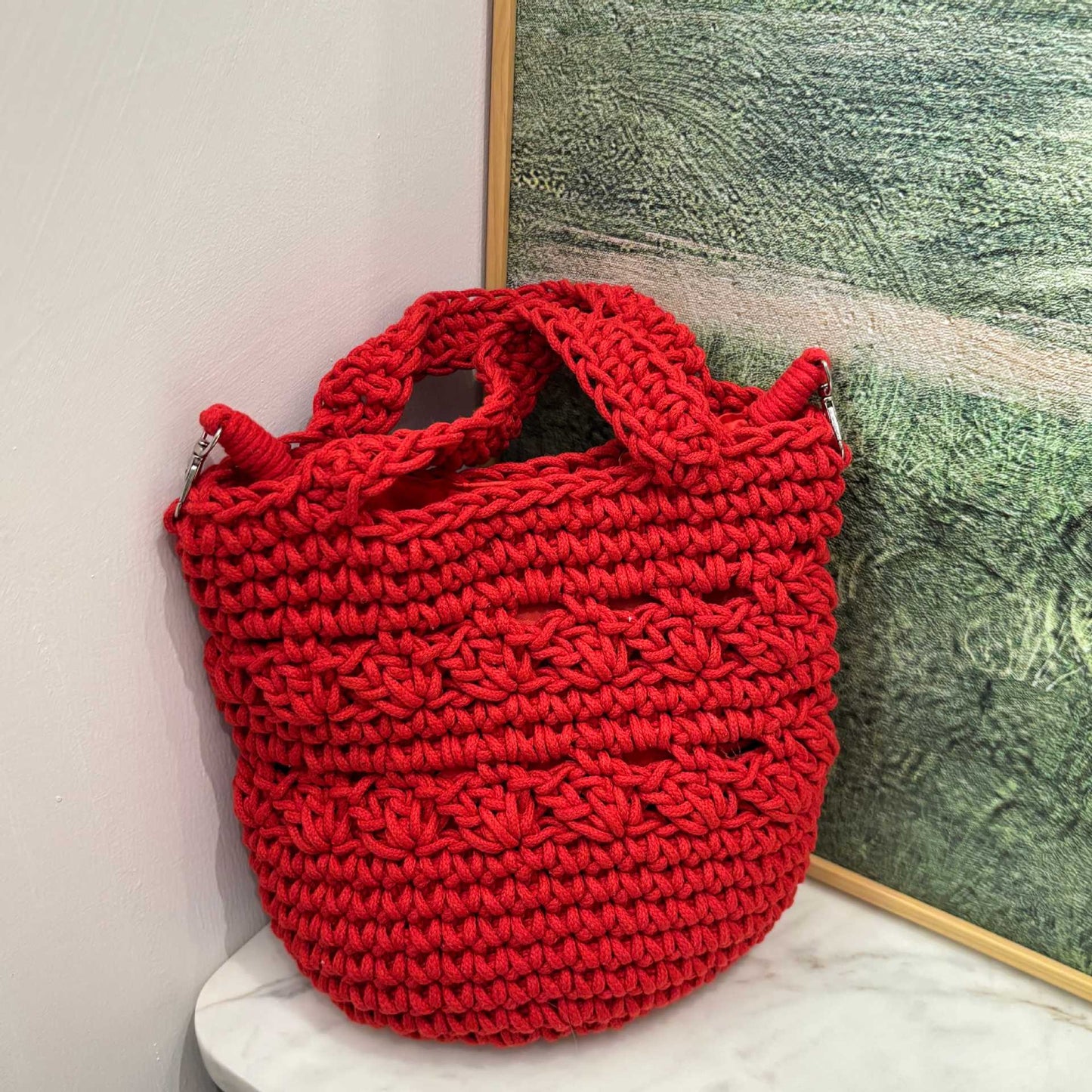 Handgeknüpfte Tote-Tasche Brehn