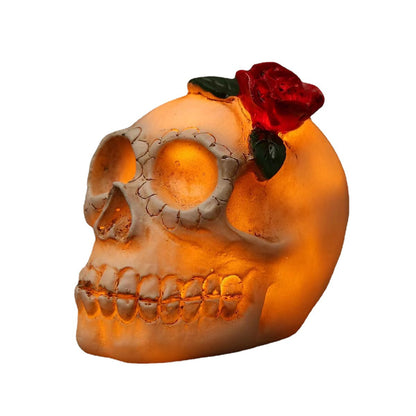 Dekorative LED Totenkopf-Lampe Brehn