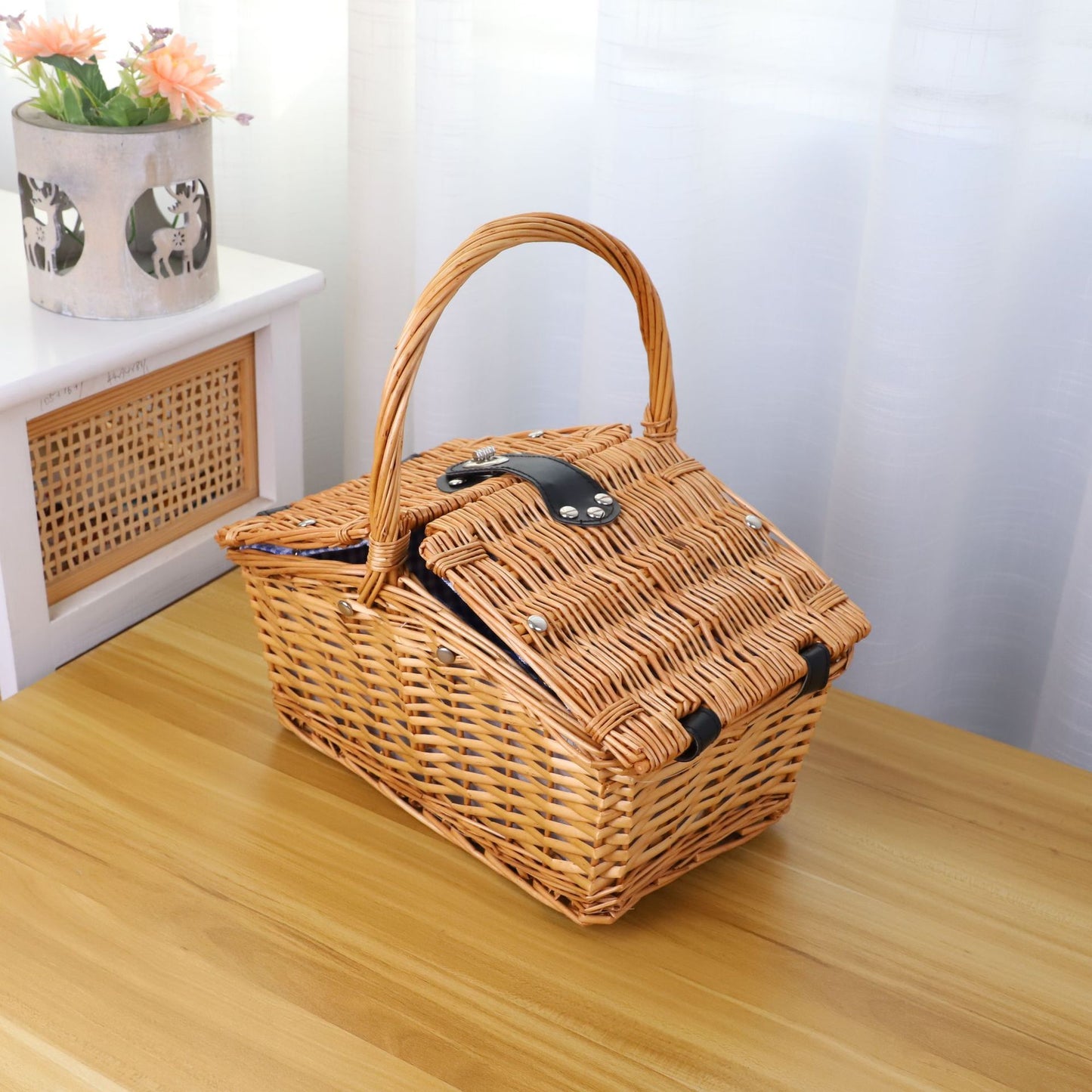 Picknickdecke mit Wasserdichter Unterseite und Check-Muster Brehn