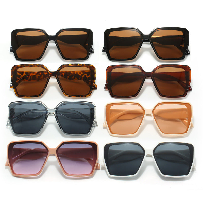 Damen modische geometrische Sonnenbrille im urbanen Stil Brehn