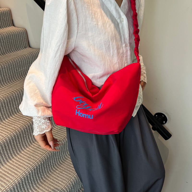 Moderne Rüschige Canvas Tragetasche Brehn